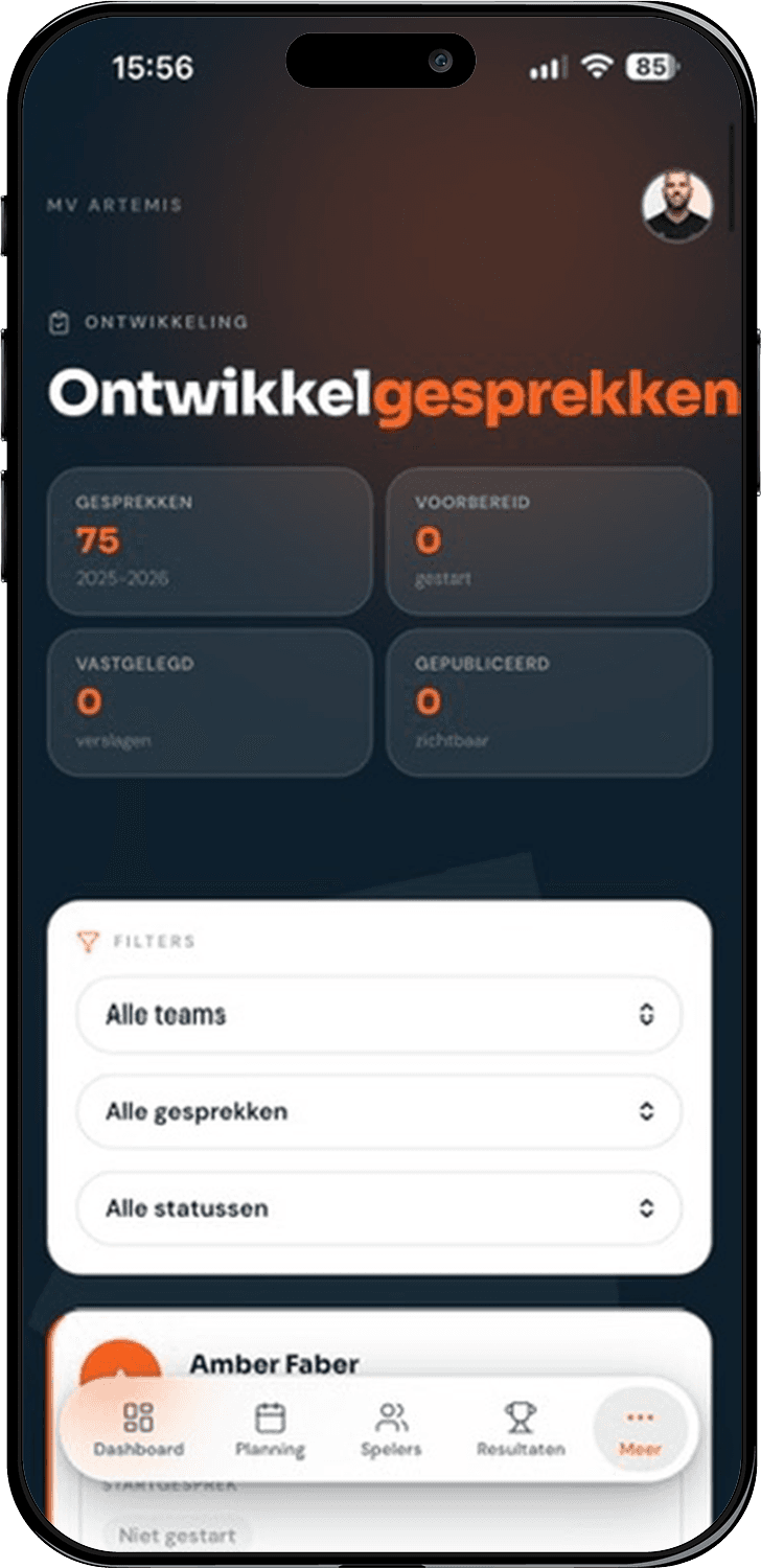 Gesprekken scherm in Nankaro
